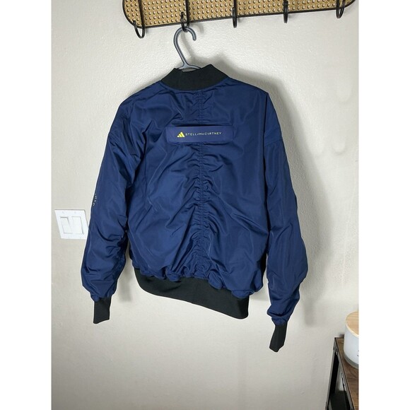 Adidas by Stella McCartney Women's Size S Sportswear Woven Bomber Jacket Navy - Picture 8 of 8